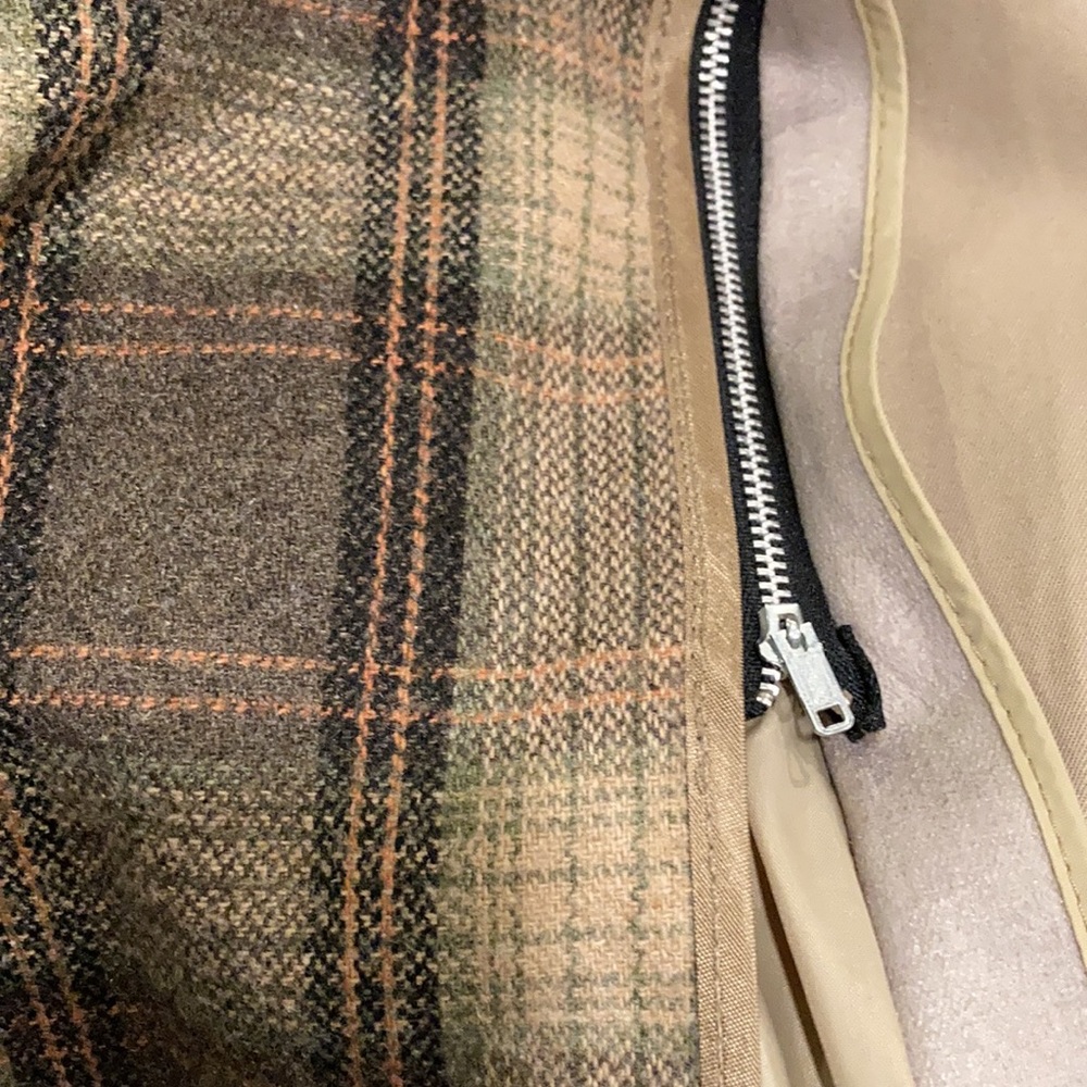 Vintage 80s London Fog Belted Trench Coat Size 6p Removable Inner Wool Lining - Picture 5 of 16